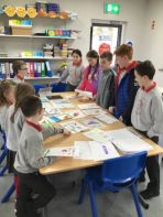 Eco council judging our Big Schools’ Birdwatch posters