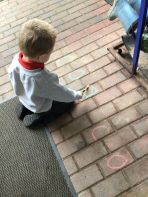 Writing our Curly Caterpillar letters