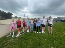 Treats for P7 for passing their Cycling Proficiency 